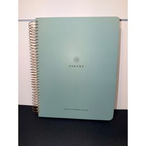 Crossway ESV Spiral-Bound Journaling Bible Poetry Mint Green Gold Wire